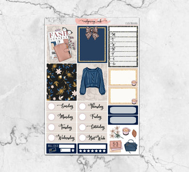 Cozy Blooms Daily Sheet