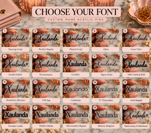 Custom Name Transparent Stickers