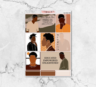 Dear Black Man Full Box Sheet