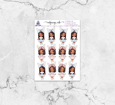 Indy and Ivy Bunny Stickers