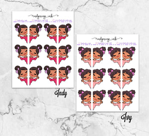Indy & Ivy Peek-a-Boo Stickers